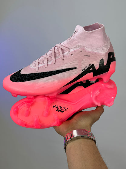 NIKE AIR ZOOM MERCURIAL SUPERFLY 9 ELITE FG MAD BRILLIANCE - PINK FOAM/BLACK